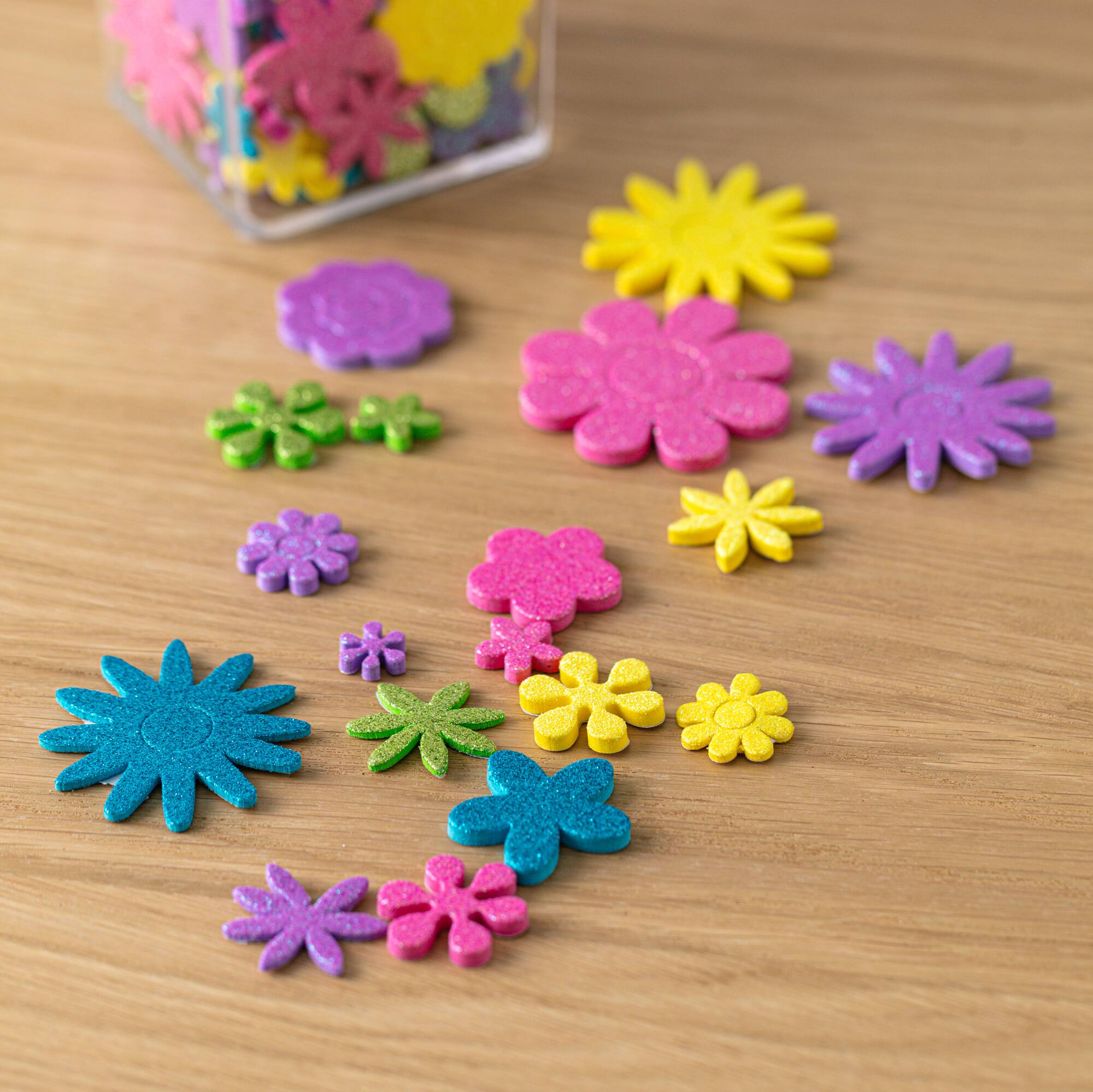 Foam Stickers, Flowers by Creatology™